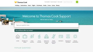 Thomas Cook Support
