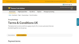 Terms & Conditions - Thomas Cook Airlines