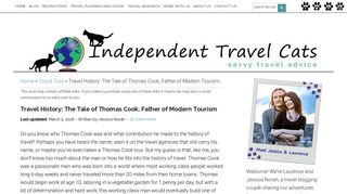 Travel History: The Tale of Thomas Cook, Father of Modern Tourism