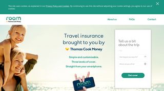 Roam – Travel insurance brought to you by Thomas Cook Money