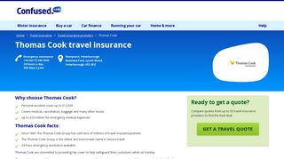 Thomas Cook travel insurance - Confused.com