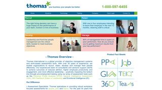 Thomas International: your business. your people, but better