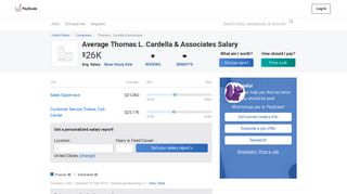Average Thomas L. Cardella & Associates Salary - PayScale