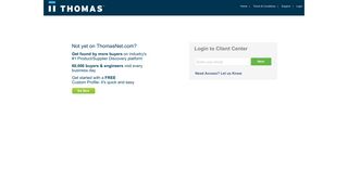ThomasNet® Client Center