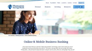 Online & Mobile Business Banking | Thomaston Savings Bank