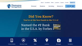 Thomaston Savings Bank | Personal and Business Banking