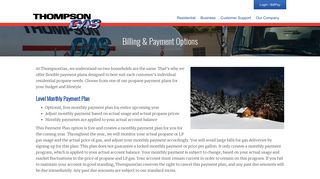 Billing & Payment Options - ThompsonGas
