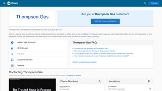 Thompson Gas: Login, Bill Pay, Customer Service and Care Sign-In