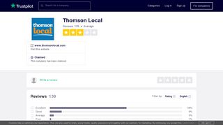 Thomson Local Reviews | Read Customer Service Reviews of www ...