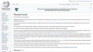 Thomson Local - Wikipedia