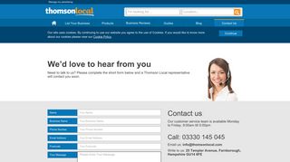 Contact Thomson Local