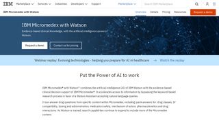 IBM Micromedex with Watson - Overview - United States