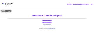 Welcome to Clarivate Analytics