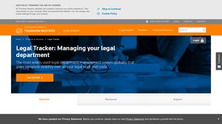 Legal Tracker - Thomson Reuters Legal UK