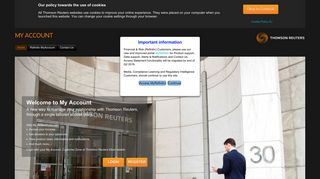 Compliance Learning - My Account - Thomson Reuters