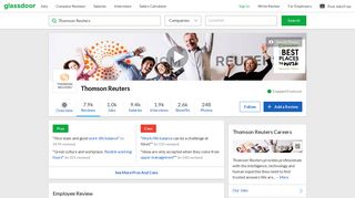 Thomson Reuters - myPay Solutions Sales | Glassdoor