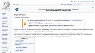 World-Check - Wikipedia