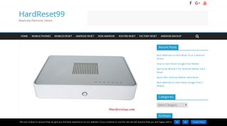 Thomson TG782T Router - How to Factory Reset - HardReset99