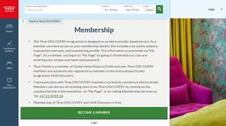 Membership | Thon Hotels