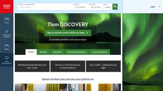 Thon DISCOVERY | Bonus points and benefits at Thon Hotels