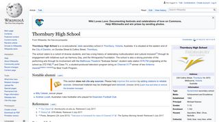 Thornbury High School - Wikipedia