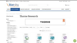 Thorne Research Supplements | BlueSkyVitamin.com