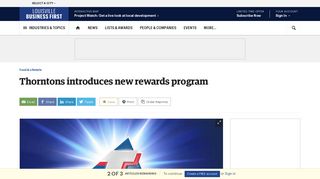 Thorntons Inc. introduces new Refreshing Rewards program at its gas ...