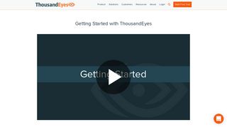 Getting Started with ThousandEyes | ThousandEyes