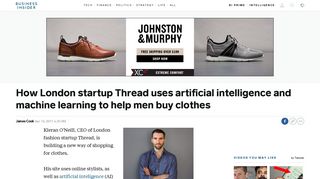 How London startup Thread uses artificial intelligence and machine ...