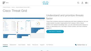 Threat Grid - Advanced Malware Protection - Cisco - Cisco
