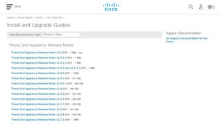 Cisco Threat Grid - Install and Upgrade Guides - Cisco