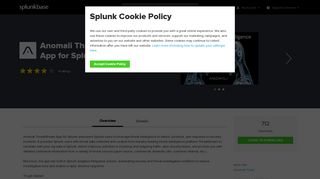 Anomali ThreatStream App for Splunk | Splunkbase