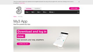 The My3 App - Three.ie