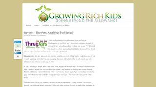 Review – ThreeJars: Ambitious But Flawed | Growing Rich Kids
