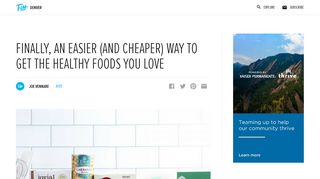 Thrive Market: An Easier Way to Get The Healthy Foods You Love - Fitt