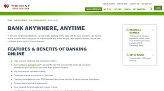 Bank Online with Thrivent Federal Credit Union