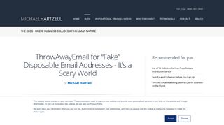 ThrowAwayEmail for “Fake” Disposable Email Addresses - It's a Scary ...
