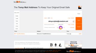 TempMailAddress | Disposable Temp Mail