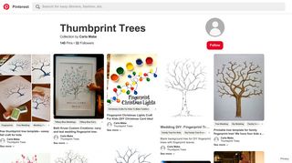 140 Best Thumbprint Trees images | Fingerprint tree, Thumbprint tree ...
