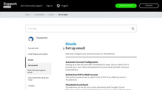 Emails | Thunderbird Help - Mozilla Support