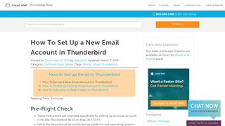 Set Up a New Email Account in Thunderbird | Liquid Web Knowledge ...