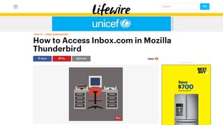 How to Access Inbox.com in Mozilla Thunderbird - Lifewire
