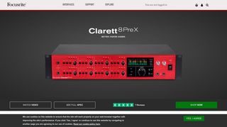 Clarett 8PreX | Focusrite