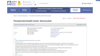 Rhode Island Medical Home Portal - Thundermist Health Center ...