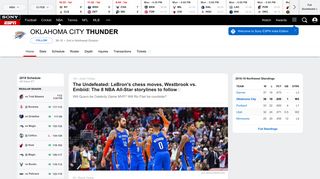 Oklahoma City Thunder Basketball - Thunder News, Scores, Stats ...