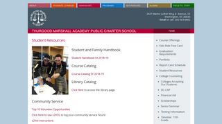Student Resources | Thurgood Marshall Academy