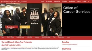 Thurgood Marshall College Fund Partnership | University of the District ...