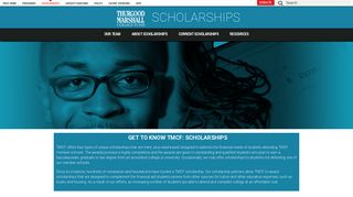 Scholarship Site | Thurgood Marshall College Fund