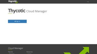 Thycotic Cloud Manager -