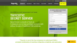 Thycotic Secret Server: The ONLY feature-complete PAM solution